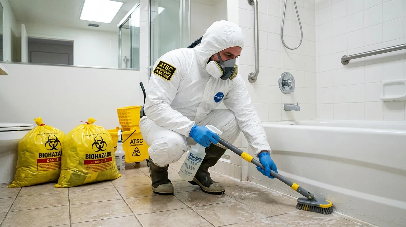 Decontamination equipment deployed for Blood Cleanup in Catalina Foothills